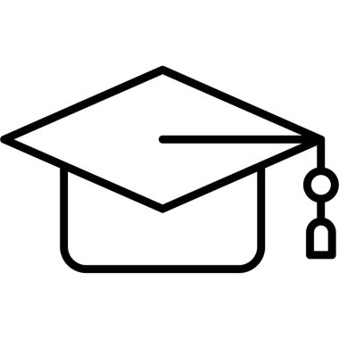 Eğitim simgesi vektör illüstrasyonu