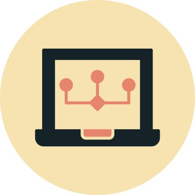 Seo simgesinin vektör illüstrasyonu