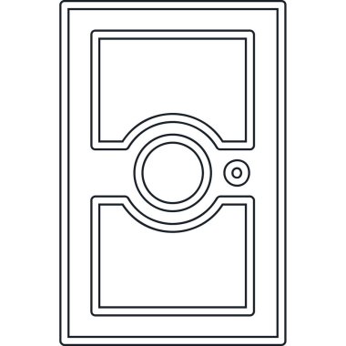 Güvenlik simgesine sahip güvenli kutu