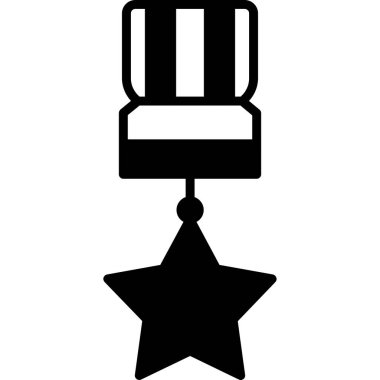 Beyaz arka plan vektör çizim üzerinde yıldız simgesi.