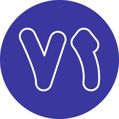 Yol işareti simgesinin vektör illüstrasyonu