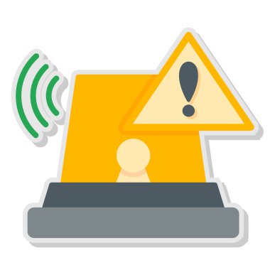 Wi-fi yönlendirici sinyal vektör çizimi