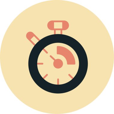 Hızlı Zaman web simgesi, vektör illüstrasyonu