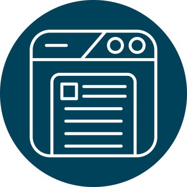 seo modern simgesinin vektör illüstrasyonu