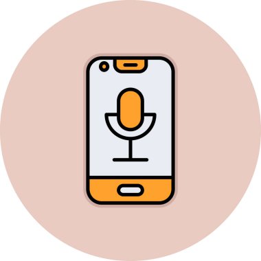 cep telefonu ikonu vektör illüstrasyonu