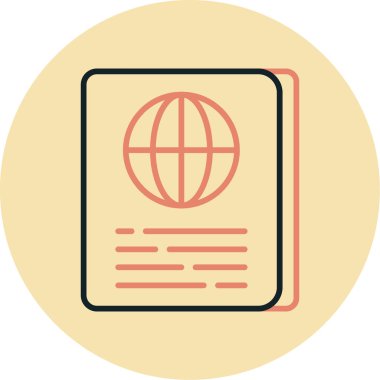 Kitap. Web simgesi basit illüstrasyon