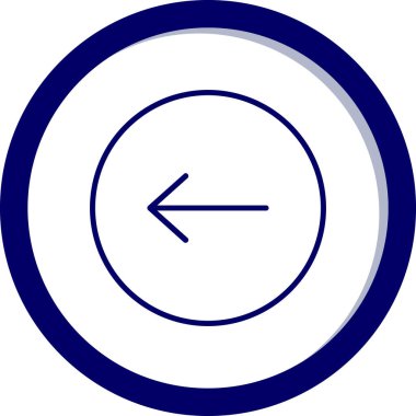 Saat. Web simgesi basit illüstrasyon