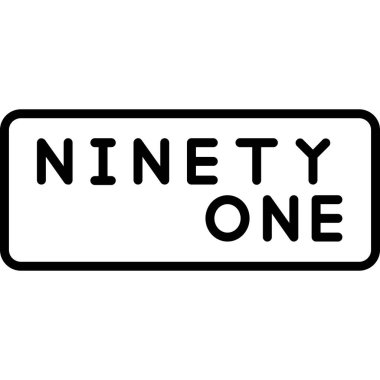 Sekiz numara siyah pul.