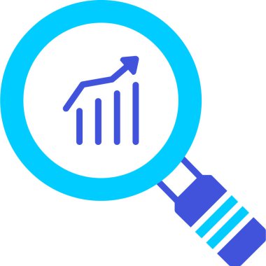 Analiz. Web simgesi basit illüstrasyon