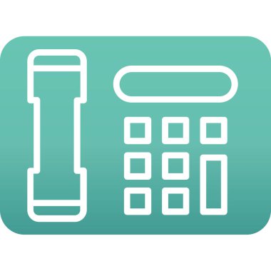 hesap makinesi simgesi, vektör illüstrasyonu