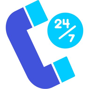 Çağrı merkezi. Web simgesi basit illüstrasyon