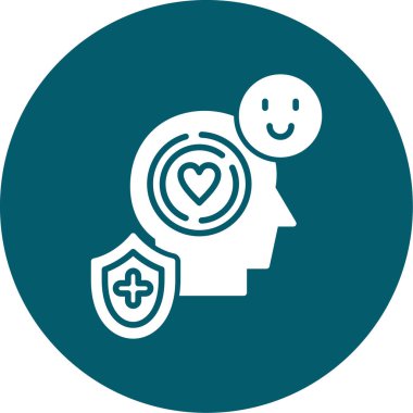 Bir kalp simgesinin vektör illüstrasyonu