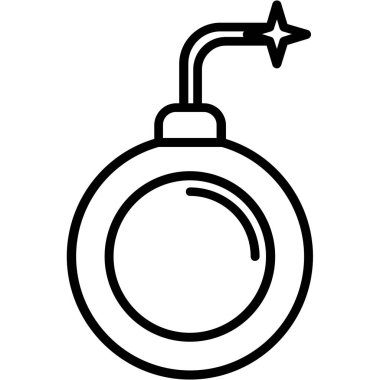 Bomba vektör ikonu. biçim vektör simgesi