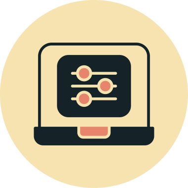 seo modern simgesinin vektör illüstrasyonu