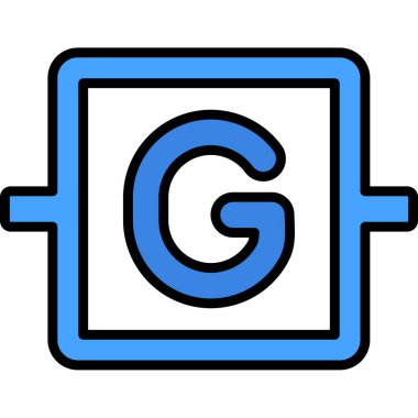 mıknatıs simgesi, vektör illüstrasyonu basit tasarım