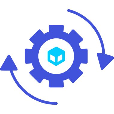 seo modern simgesinin vektör illüstrasyonu