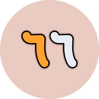 Seo simgesi renkli ikonun vektör illüstrasyonu.