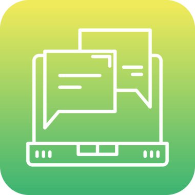 vektör laptop simgesi simgesi