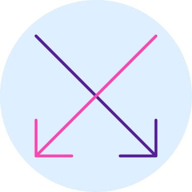 ok simgesinin vektör illüstrasyonu