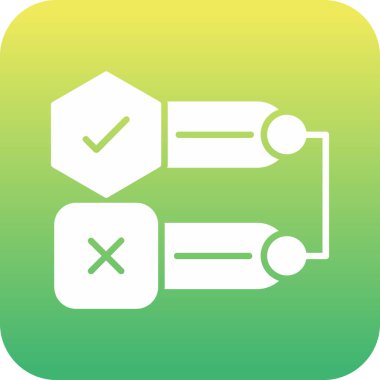 trend biçimi izole edilmiş arkaplanda kontrol listesi simgesi