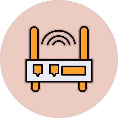 Modern bir arabanın vektör simgesi