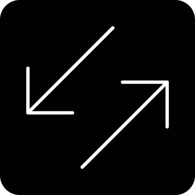 Ok. Web simgesi basit illüstrasyon