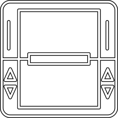 taslak biçiminde taşınabilir elektronik simge