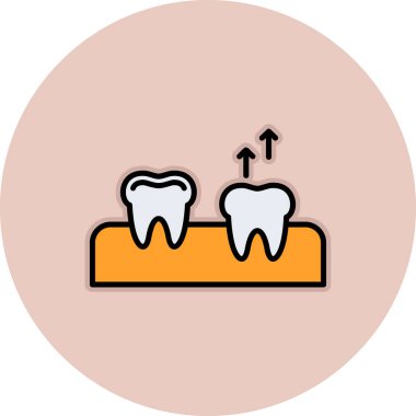 diş vektörü resimleme tasarımı