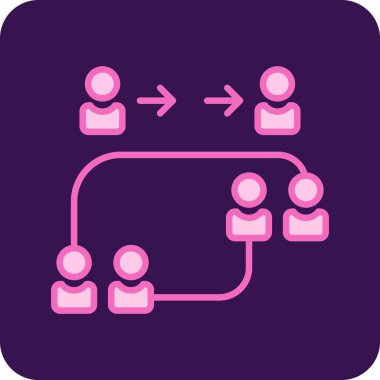 ağ paylaşım simgesi, vektör illüstrasyonu