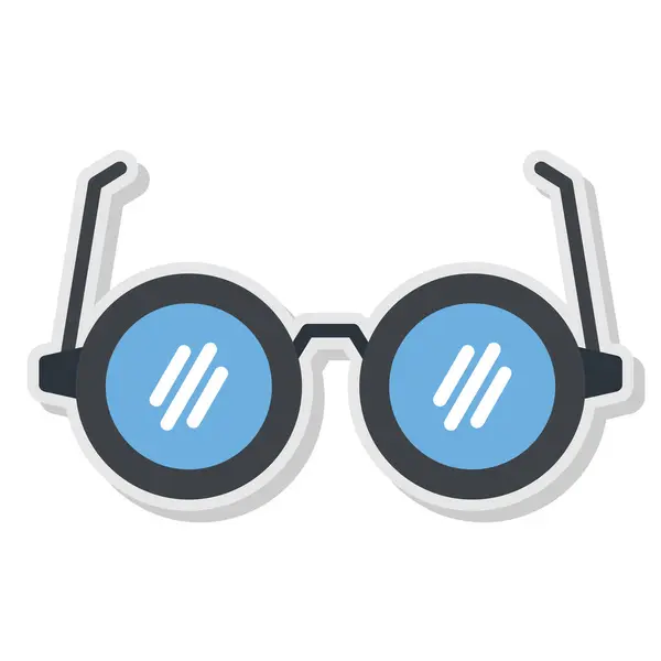 Gözlük. Web simgesi basit illüstrasyon