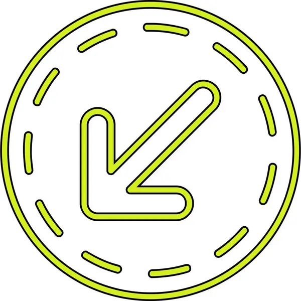 Bir saat simgesinin vektör illüstrasyonu