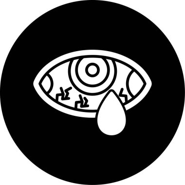 Göz simgesi vektör illüstrasyonu