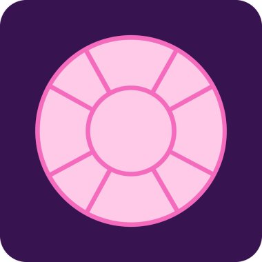 Şekerleme ikonu illüstrasyonu