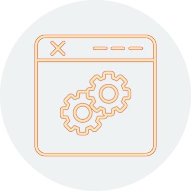 Modern tamir simgesinin vektör illüstrasyonu