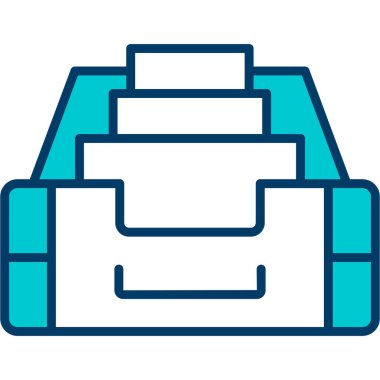 Dosya. Web simgesi basit illüstrasyon