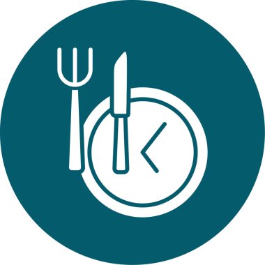 Gıda simgesinin vektör illüstrasyonu