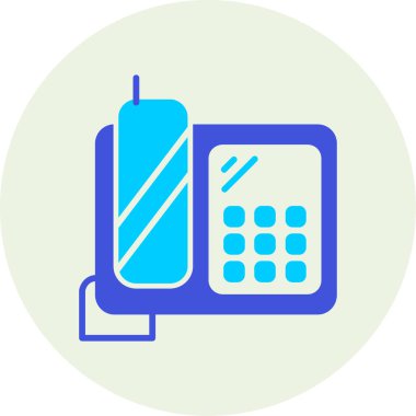 telefon web simgesi, vektör çizim