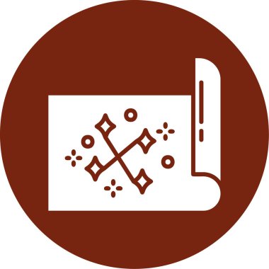 Bir kitap simgesinin vektör illüstrasyonu