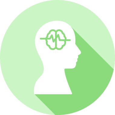 Kafa simgesi olan insan beyni