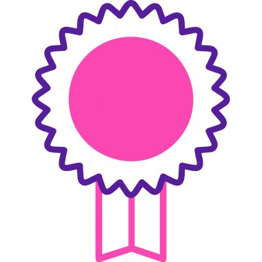 Web simgesi, vektör çizim madalya