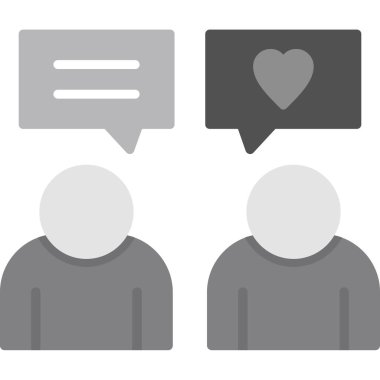 konuşma balonu ve iletişim vektörü çizimi tasarımı