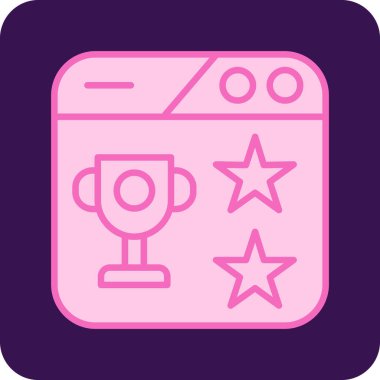 Bardak. Web simgesi basit illüstrasyon