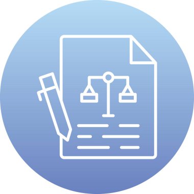 Belge simgesinin vektör illüstrasyonu