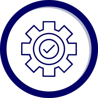 ayar simgesi vektör illüstrasyonu