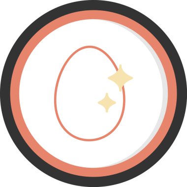 Paskalya yumurtası. Basit resimleme