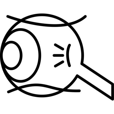 Çizgi film simgesinin vektör çizimi