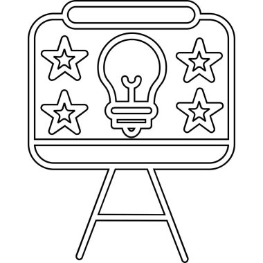 ampul ışık fikir simgesi