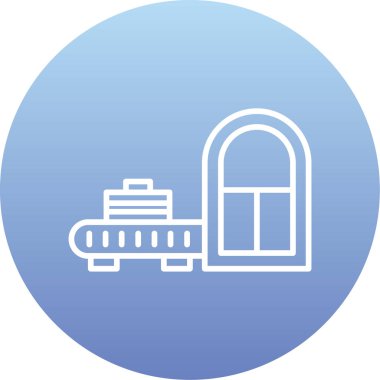 Benzersiz yapı vektörü simgesi