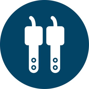 usb kablo vektör simgesi. biçim düz sembol, kenar rengi, yuvarlak açılar, beyaz arkaplan