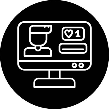 seo modern simgesinin vektör illüstrasyonu